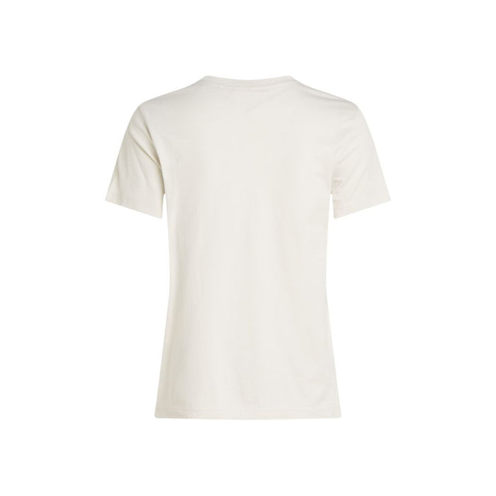 Calvin Klein Jeans Beige Cotton Rigenerato Tops & T-Shirt