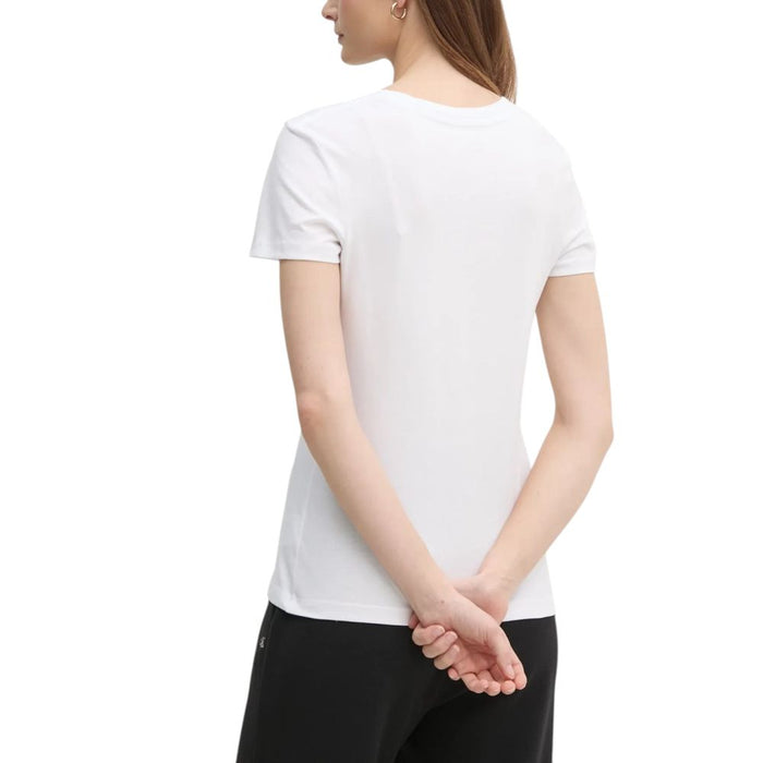 Calvin Klein Jeans White Cotton Rigenerato Tops & T-Shirt