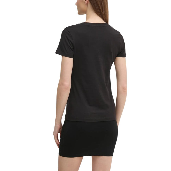 Calvin Klein Jeans Black Cotton Rigenerato Tops & T-Shirt
