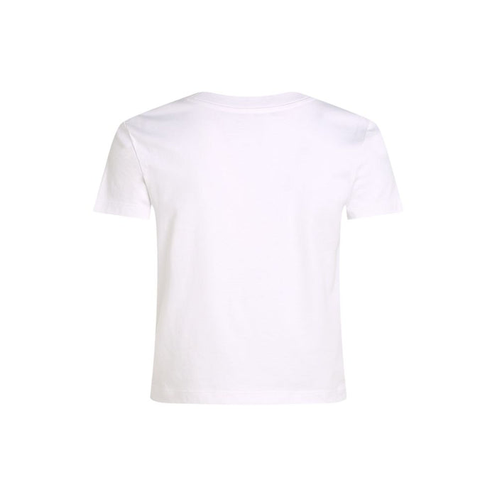 Calvin Klein Jeans White Cotton Rigenerato Tops & T-Shirt