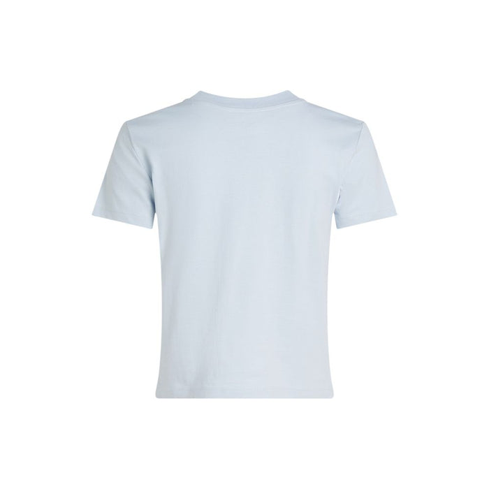 Calvin Klein Jeans Blue Cotton Rigenerato Tops & T-Shirt