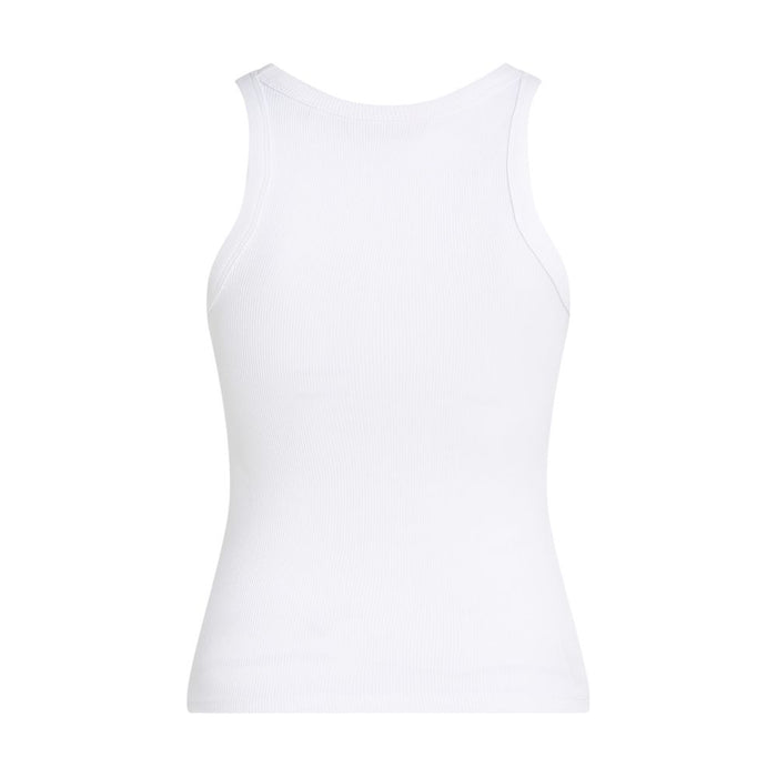 Calvin Klein Jeans White Cotton Rigenerato Tops & T-Shirt