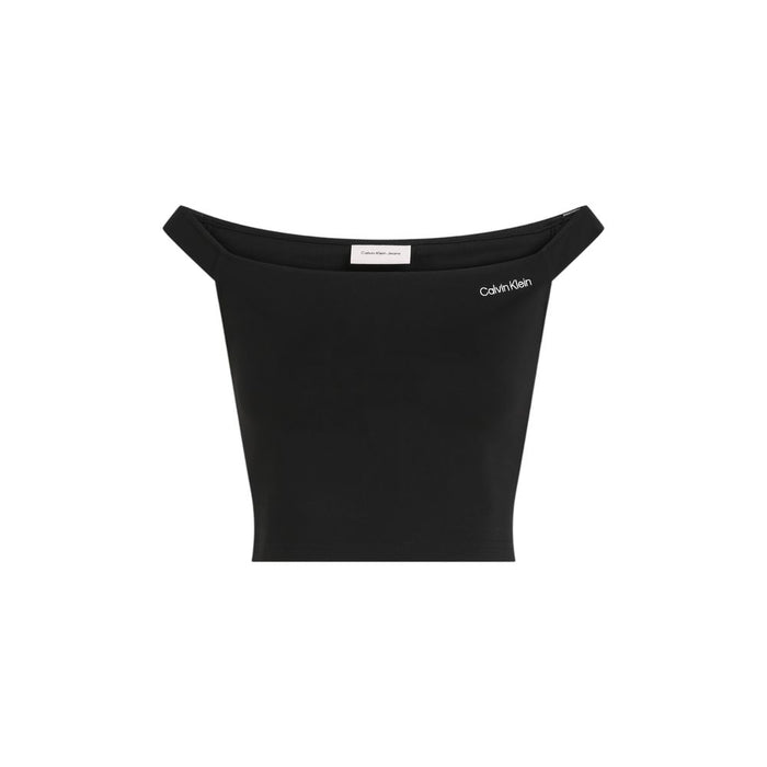 Calvin Klein Jeans Black Viscose Tops & T-Shirt