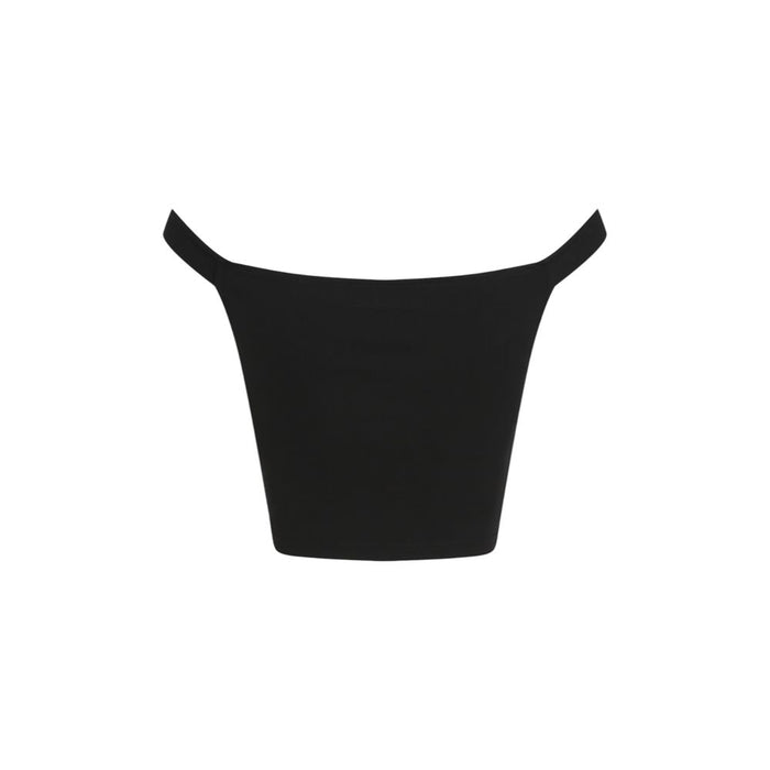 Calvin Klein Jeans Black Viscose Tops & T-Shirt