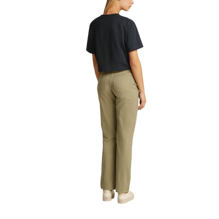 Calvin Klein Jeans Black Cotton Rigenerato Tops & T-Shirt