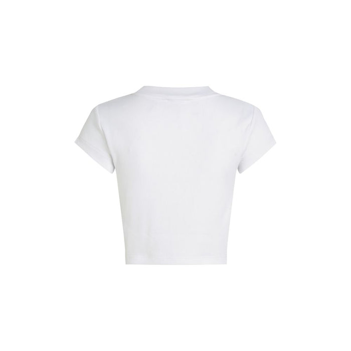 Calvin Klein Jeans White Cotton Tops & T-Shirt