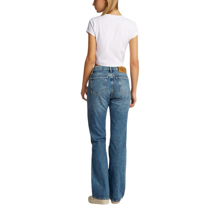 Calvin Klein Jeans White Cotton Tops & T-Shirt