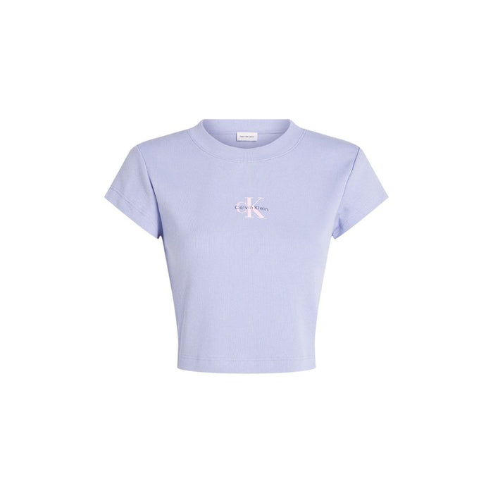 Calvin Klein Jeans Purple Cotton Tops & T-Shirt