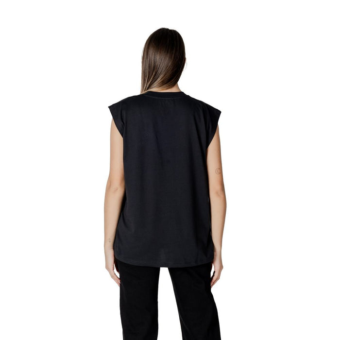 Replay Black Cotton Tops & T-Shirt