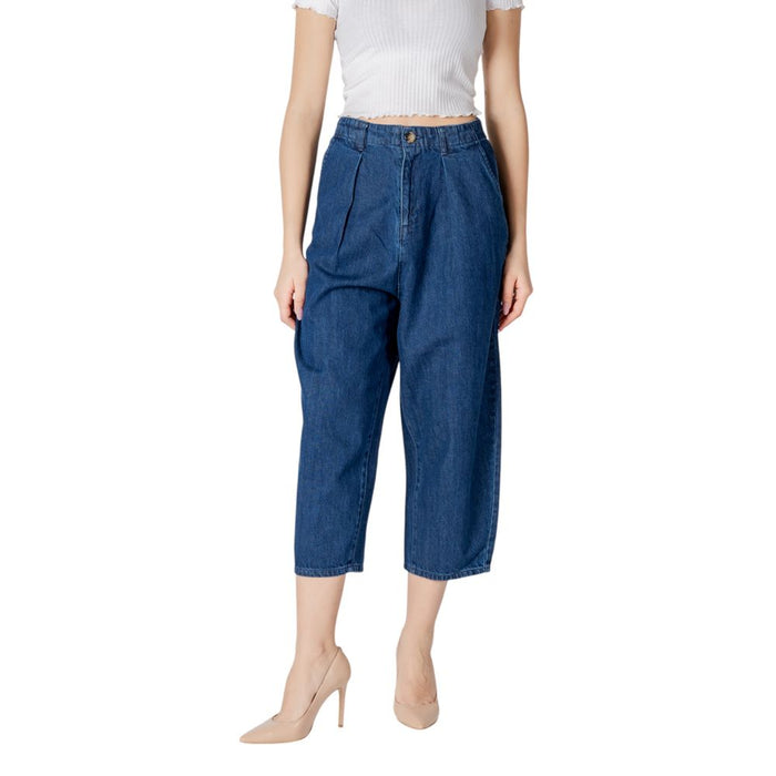 Only Blue Cotton Jeans & Pant