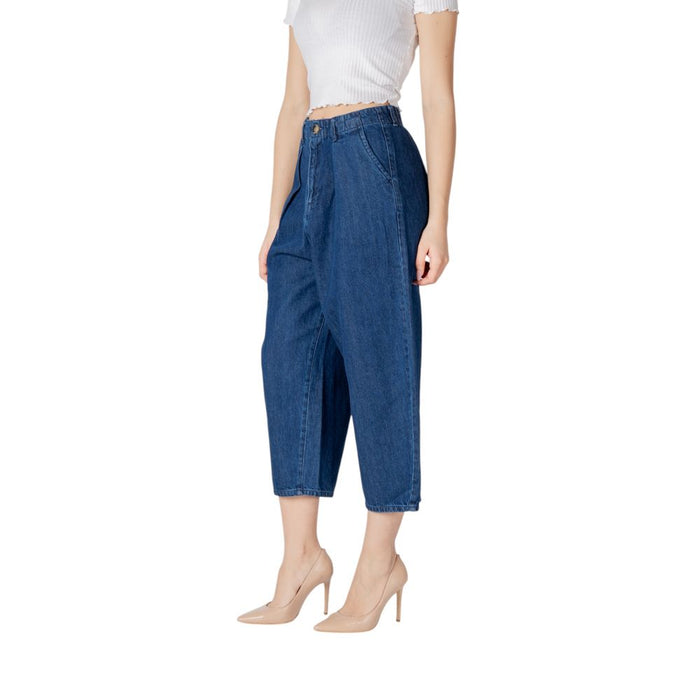 Only Blue Cotton Jeans & Pant