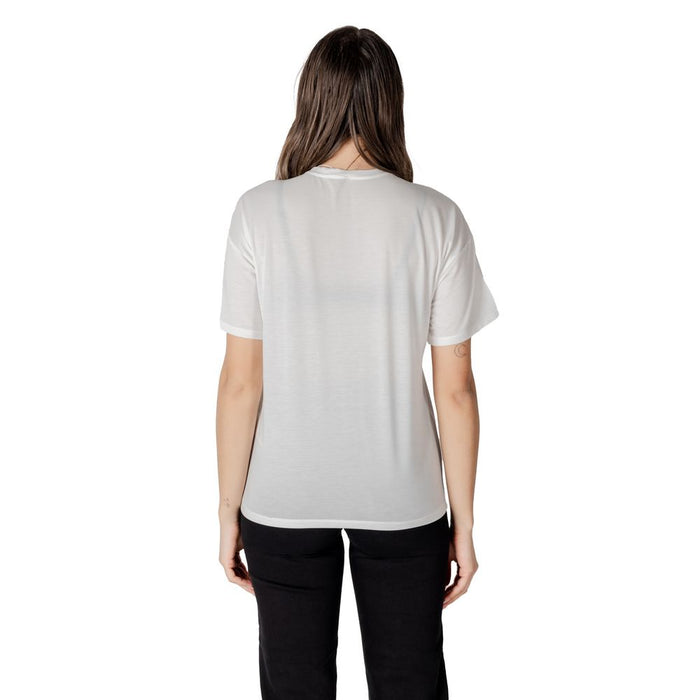 Only White Polyester Tops & T-Shirt