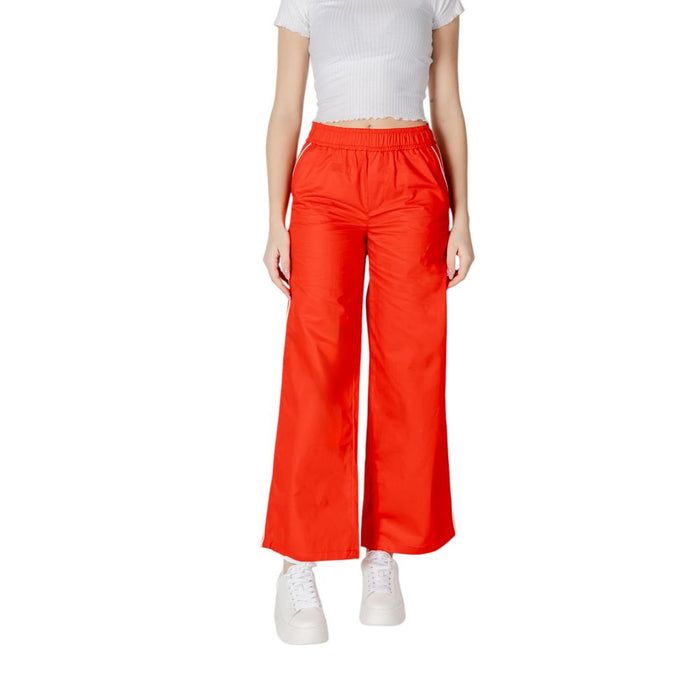 Only Red Cotton Jeans & Pant