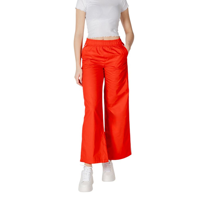 Only Red Cotton Jeans & Pant