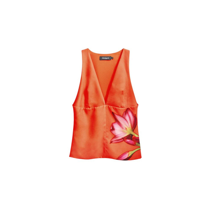 Desigual Orange Polyester Tops & T-Shirt