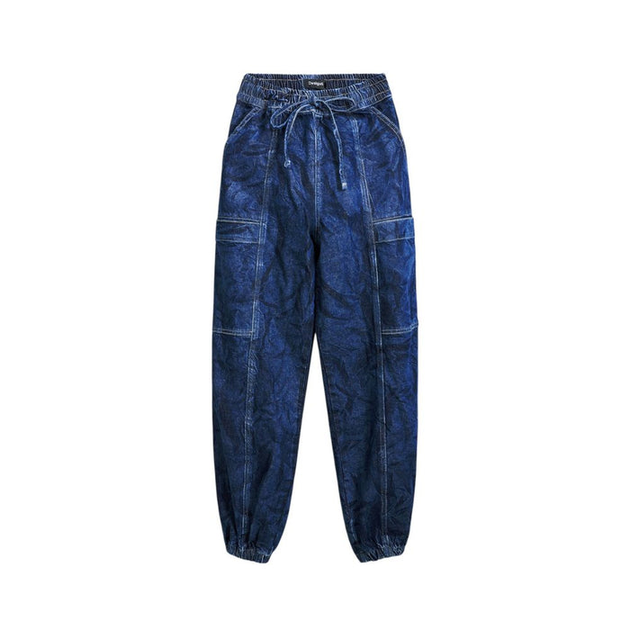 Desigual Blue Cotton Jeans & Pant