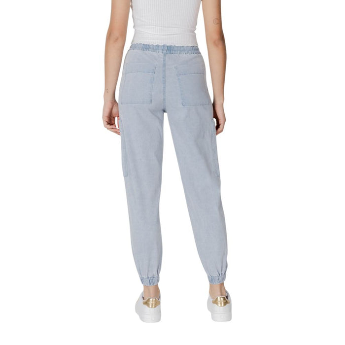 Desigual Light Blue Cotton Jeans & Pant