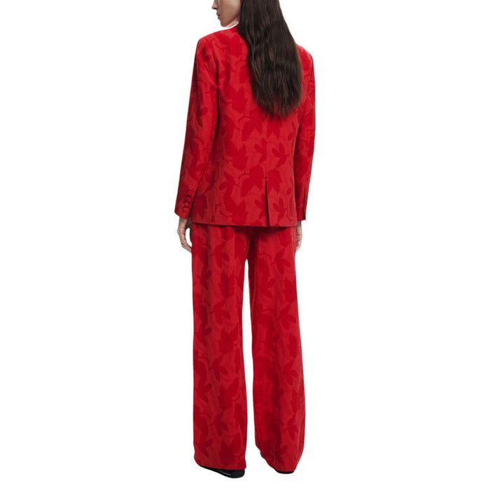 Desigual Red Cotton Suits & Blazer