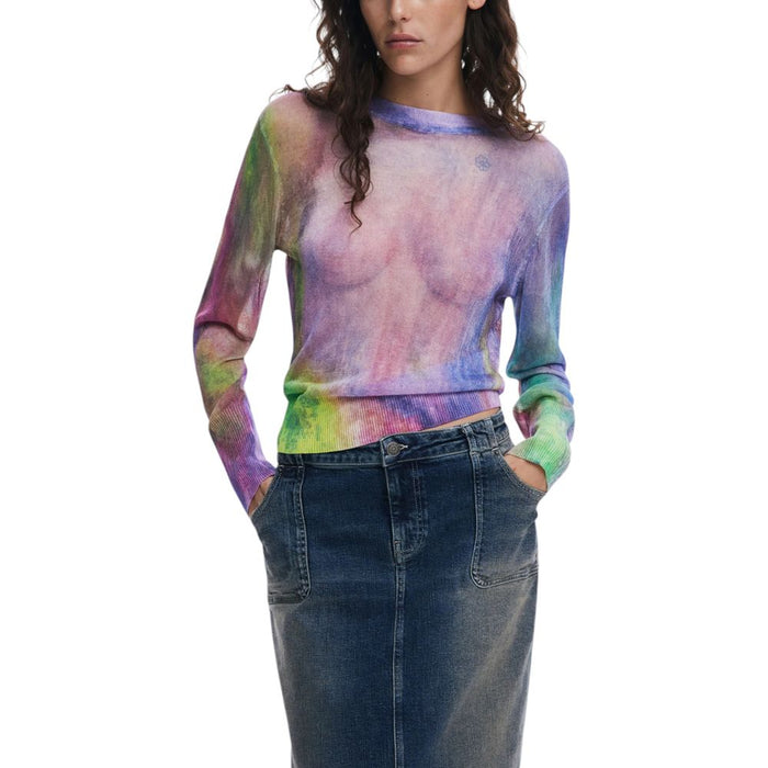 Desigual Purple Viscose Tops & T-Shirt