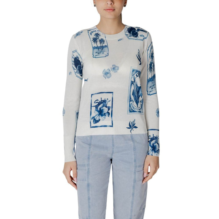 Desigual Blue Viscose Tops & T-Shirt