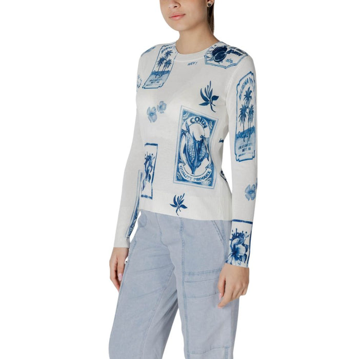 Desigual Blue Viscose Tops & T-Shirt