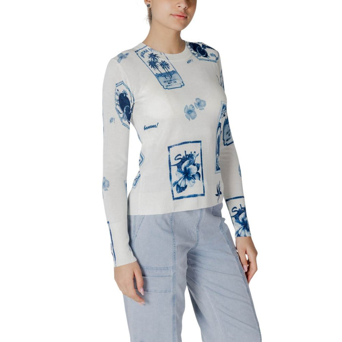 Desigual Blue Viscose Tops & T-Shirt