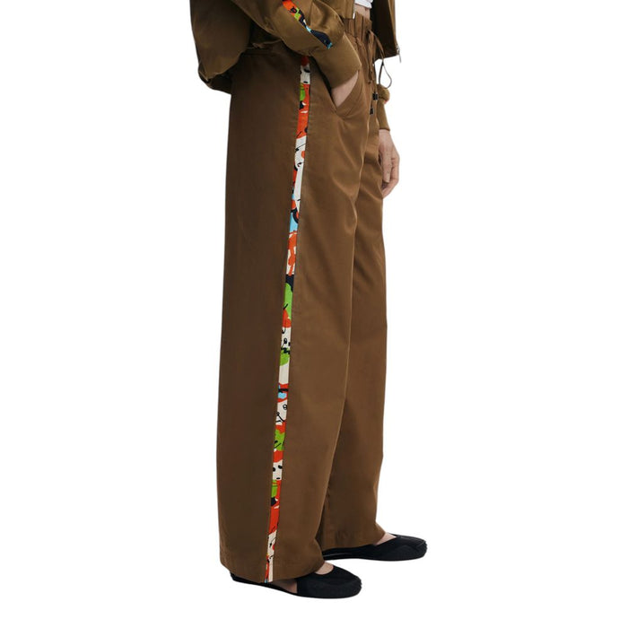 Desigual Beige Cotton Jeans & Pant