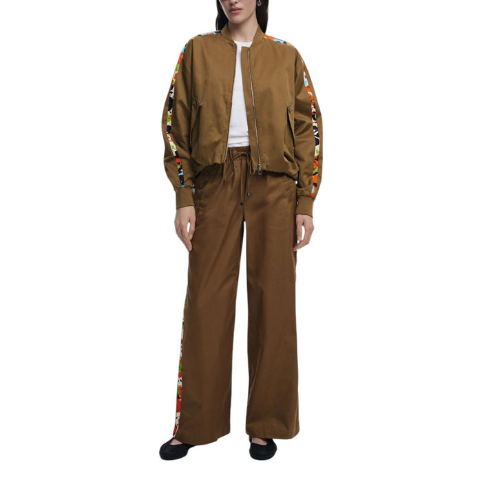 Desigual Beige Cotton Jeans & Pant