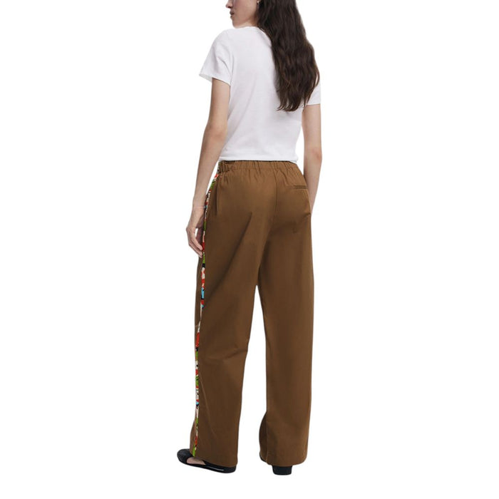 Desigual Beige Cotton Jeans & Pant