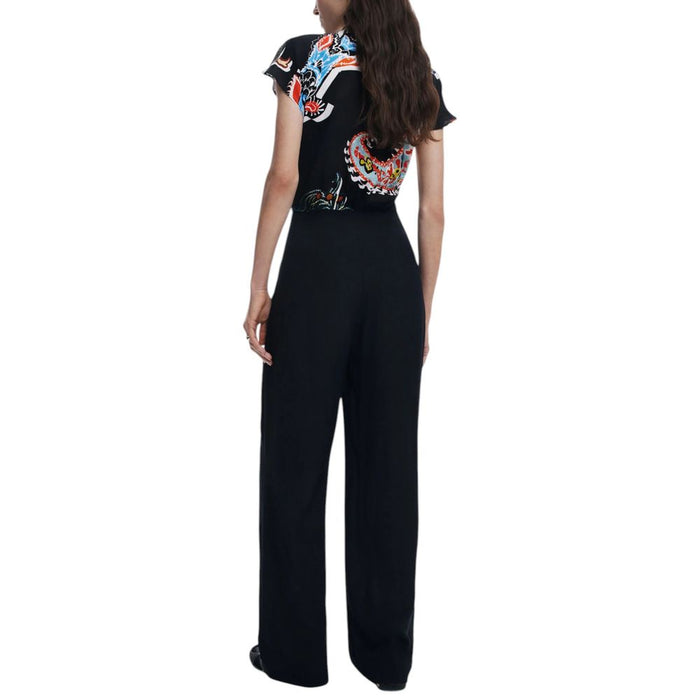 Desigual Black Viscose Suits & Blazer