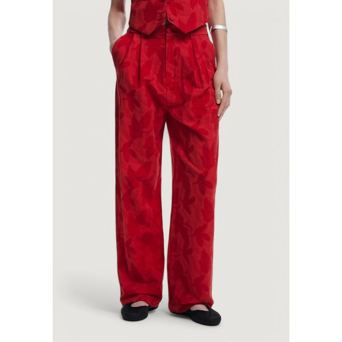 Desigual Red Cotton Jeans & Pant