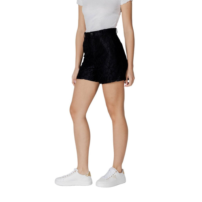 Desigual Black Polyester Short