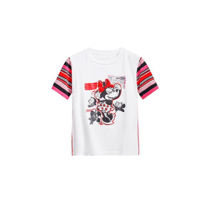 Desigual White Cotton Tops & T-Shirt