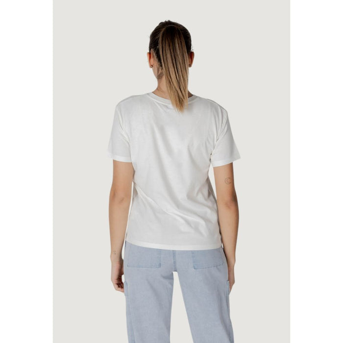 Desigual White Cotton Tops & T-Shirt