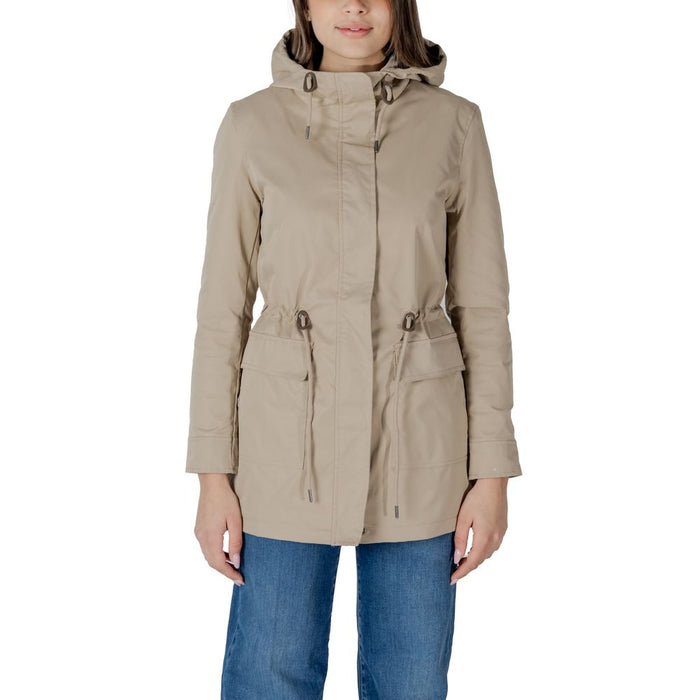 Only Beige Polyester Jackets & Coat