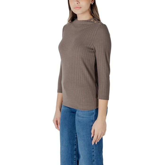 Street One Brown Polyester Tops & T-Shirt