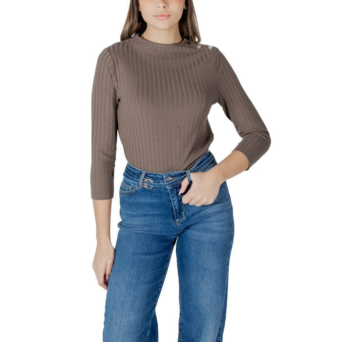 Street One Brown Polyester Tops & T-Shirt