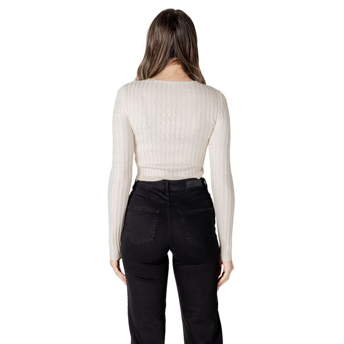 Only Beige Acrylic Tops & T-Shirt