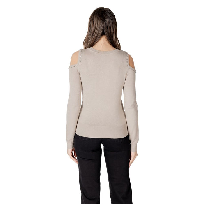 Only Beige Viscose Tops & T-Shirt