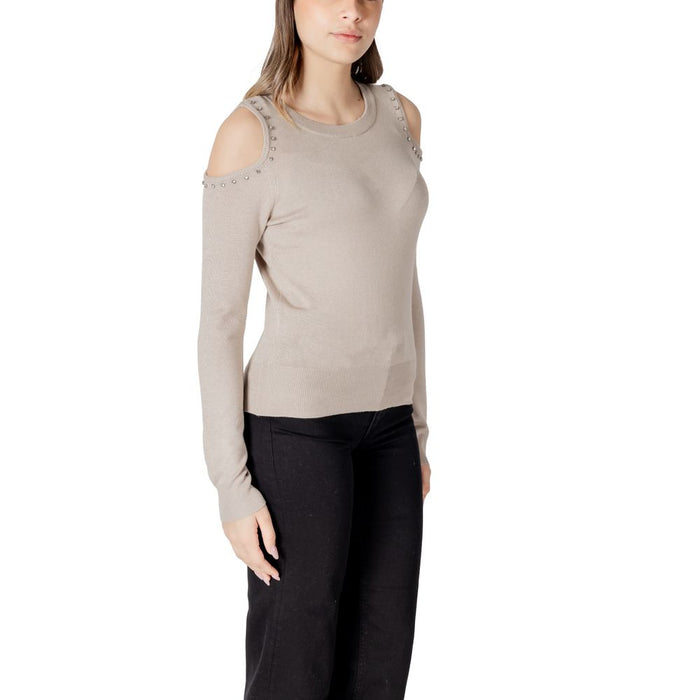 Only Beige Viscose Tops & T-Shirt