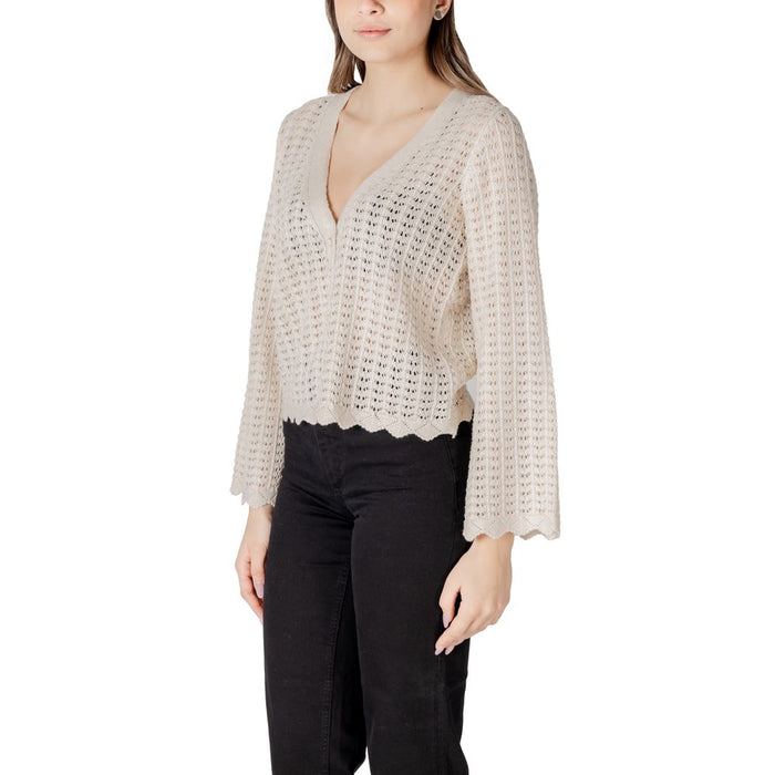 Only Beige Cotton Cardigan