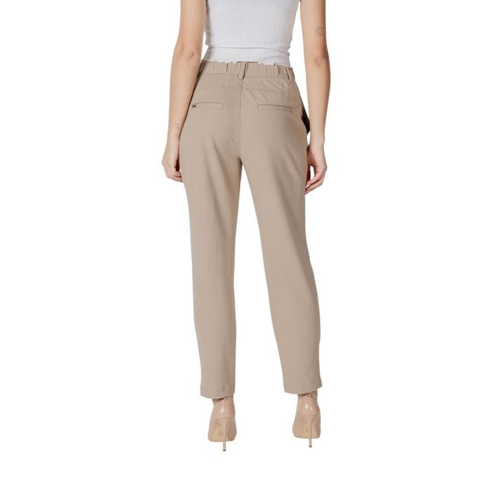 Street One Beige Viscose Jeans & Pant