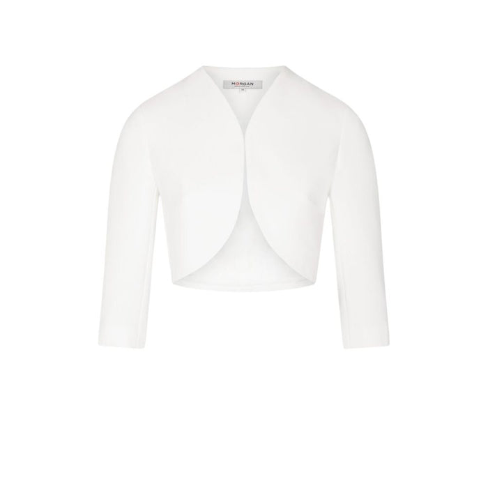 Morgan De Toi White Polyester Tops & T-Shirt