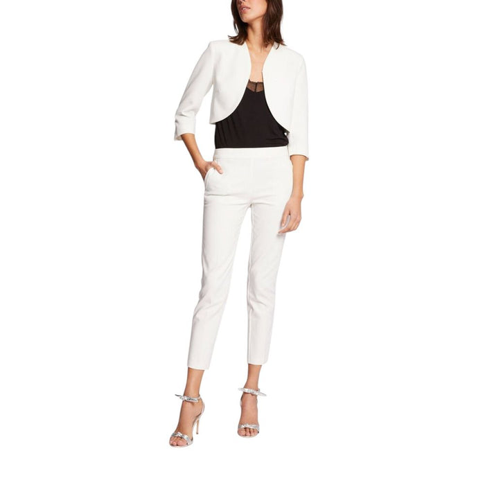 Morgan De Toi White Polyester Tops & T-Shirt