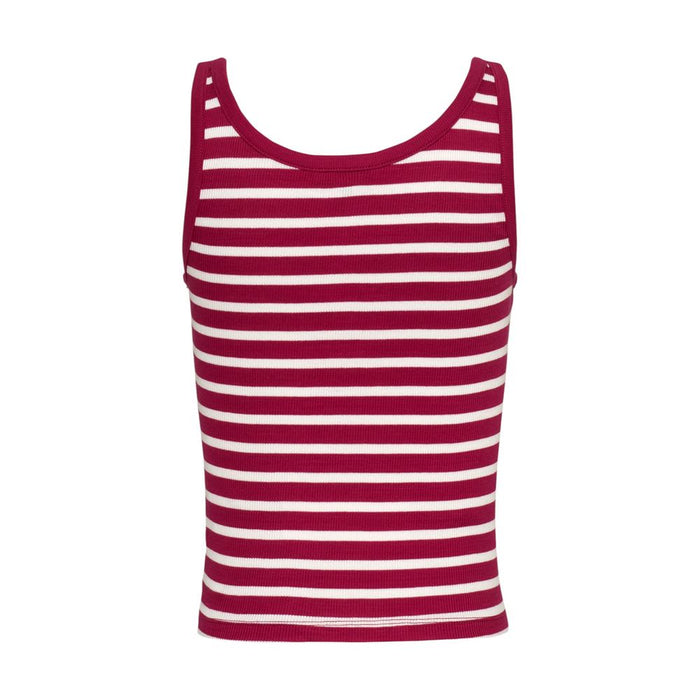 Tommy Hilfiger Jeans Red Cotton Rigenerato Tops & T-Shirt