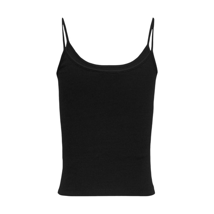 Tommy Hilfiger Jeans Black Cotton Rigenerato Tops & T-Shirt