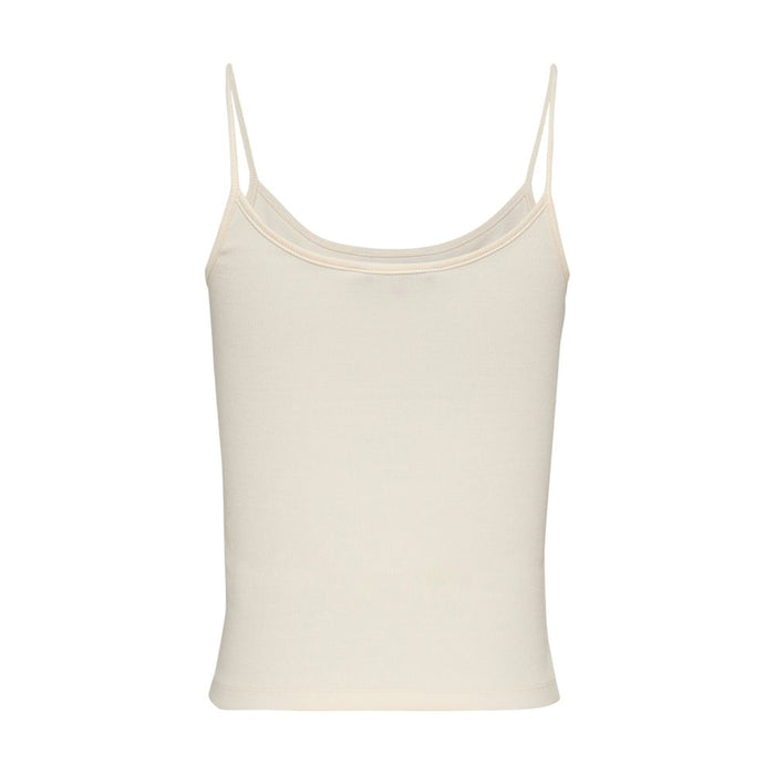 Tommy Hilfiger Jeans Cream Cotton Rigenerato Tops & T-Shirt