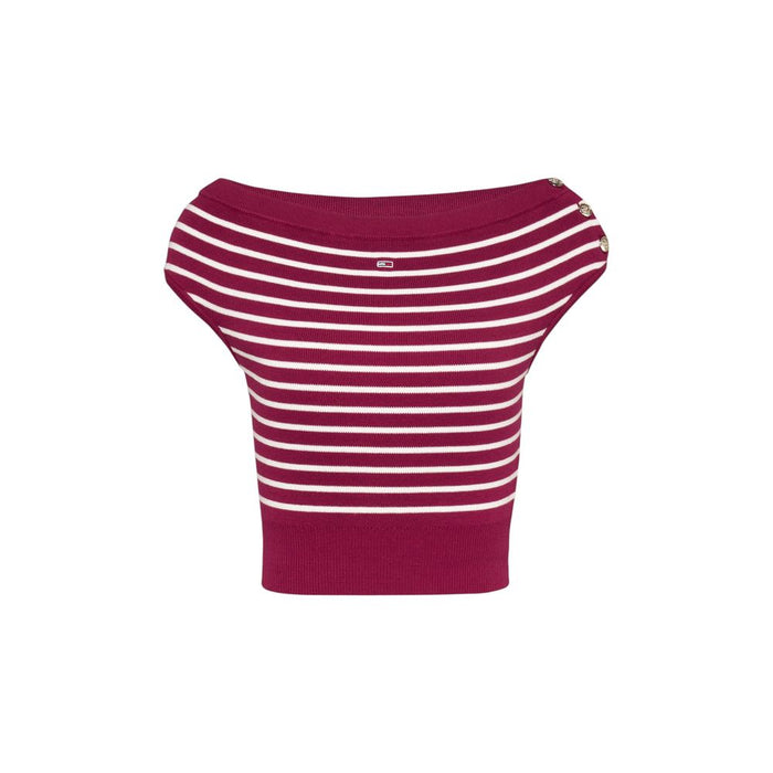 Tommy Hilfiger Jeans Red Cotton Tops & T-Shirt