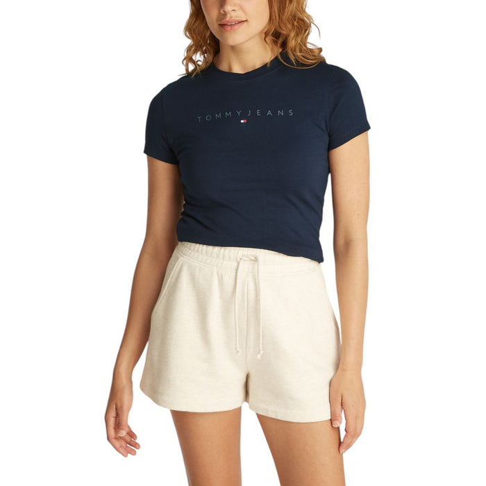 Tommy Hilfiger Jeans Blue Cotton Tops & T-Shirt