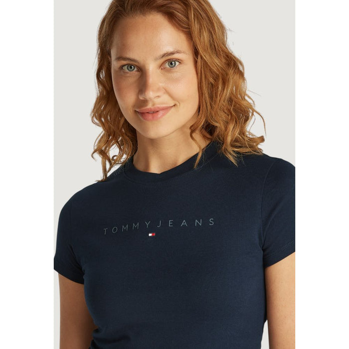 Tommy Hilfiger Jeans Blue Cotton Tops & T-Shirt